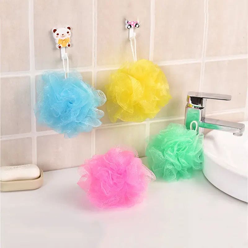 Loofah Sponge, Ball Bath Towel Scrubber, Mini Bath Sponge, Multicolor Body Exfoliating Shower Ball, Flower Bath Mesh Sponge, Bath Flower Shower Sponge Ball, Shower Loofah Sponge Pouf Body Wash Scrubber Loofah Sponge, Ball Bath Towel Scrubber, Mini Bath Sponge, Multicolor Body Exfoliating Shower Ball, Flower Bath Mesh Sponge, Bath Flower Shower Sponge Ball, Shower Loofah Sponge Pouf Body Wash Scrubber